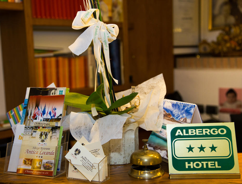 Albergo Antica Locanda Clusone Buitenkant foto